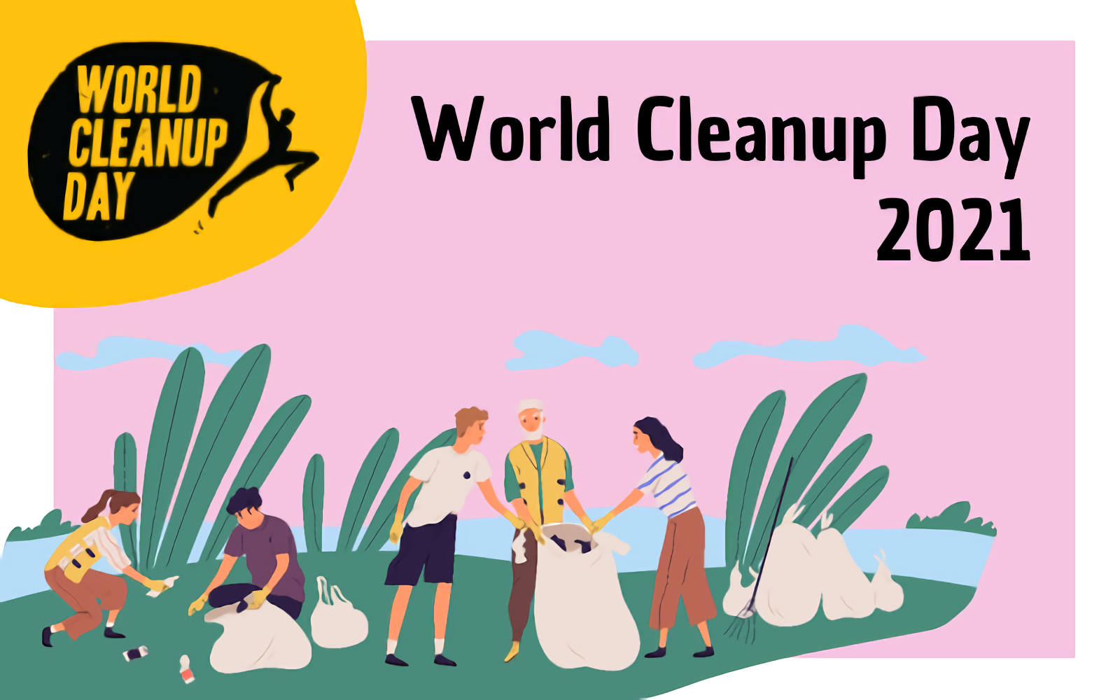World Clean Up Day SMKN 1 Padaherang